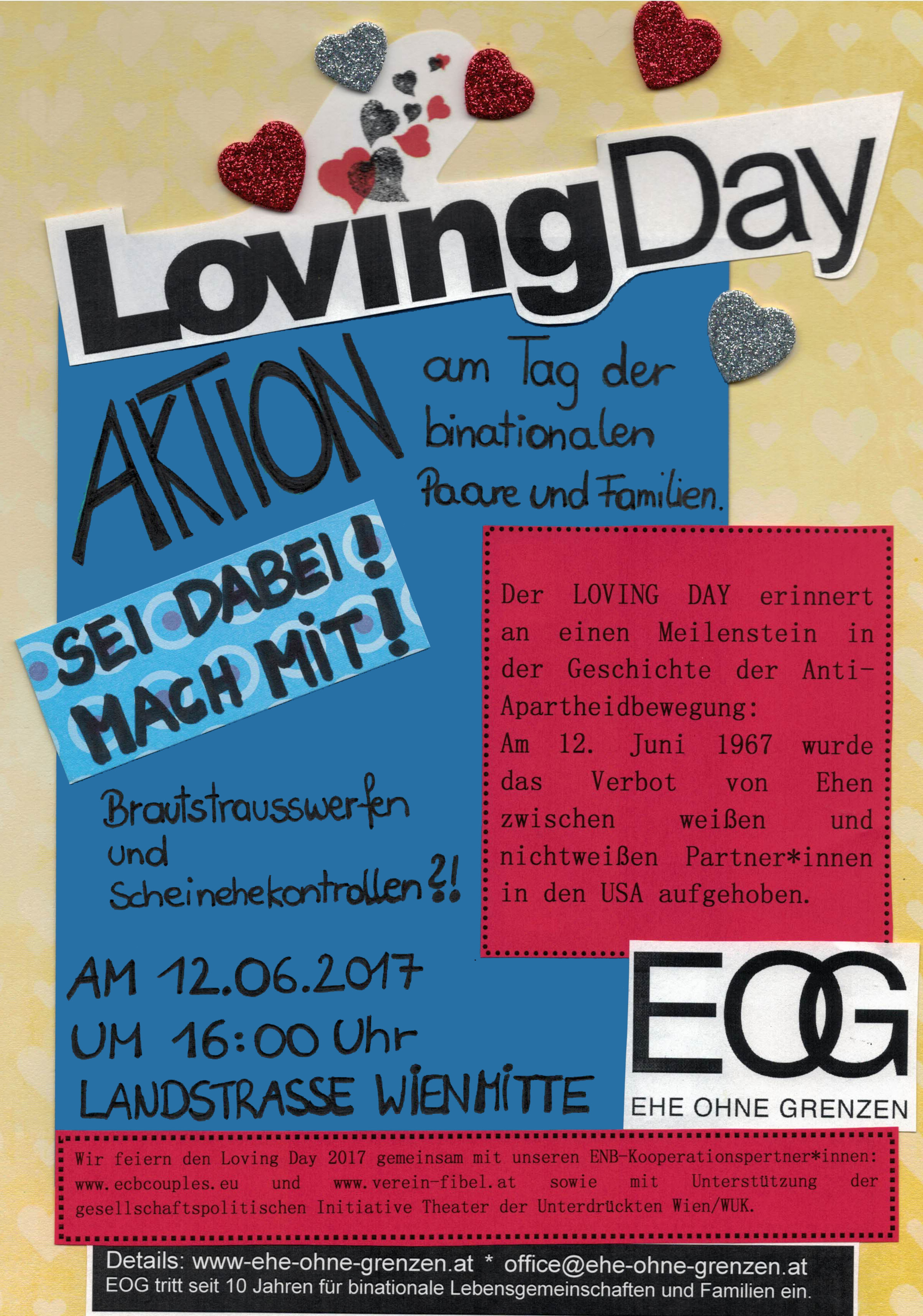 Aktionsflyer mittelblau